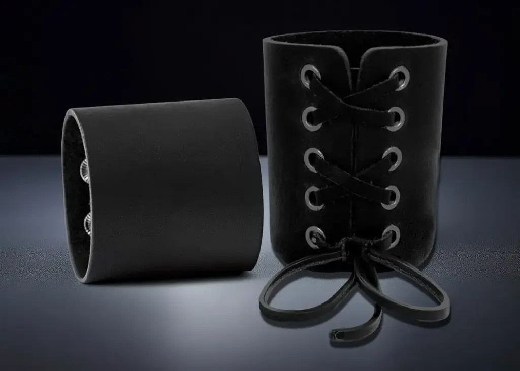 Rocker Top Grain Leather Cuff