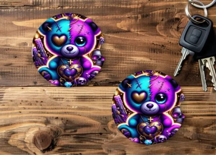 [CA2612] Phantom Bear Car Coaster