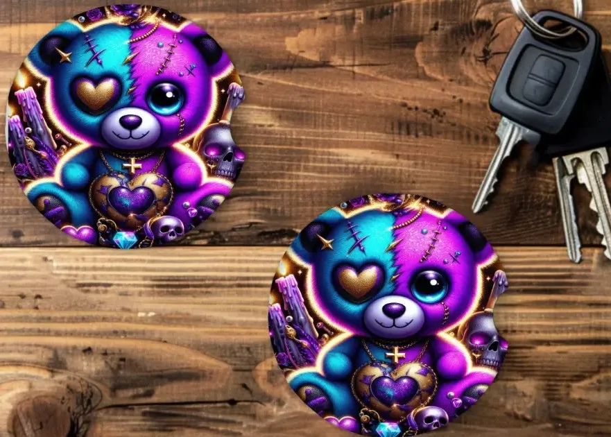 [CA2612] Phantom Bear Car Coaster