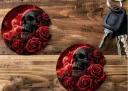 Celtic Rose Requiem Car Coaster
