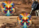  Kaleidoscope Butterfly Car Coaster