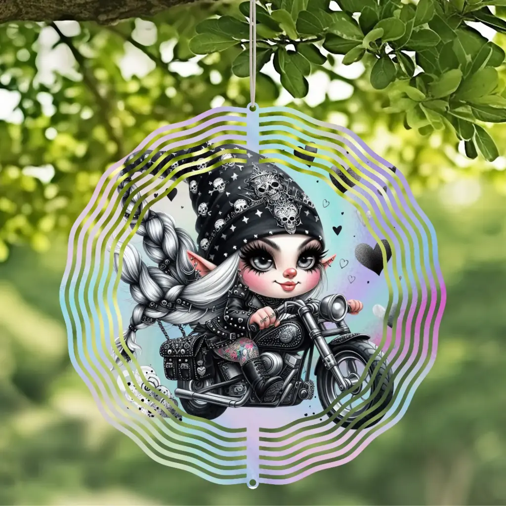 Gnome's Thrill Ride Wind Spinner