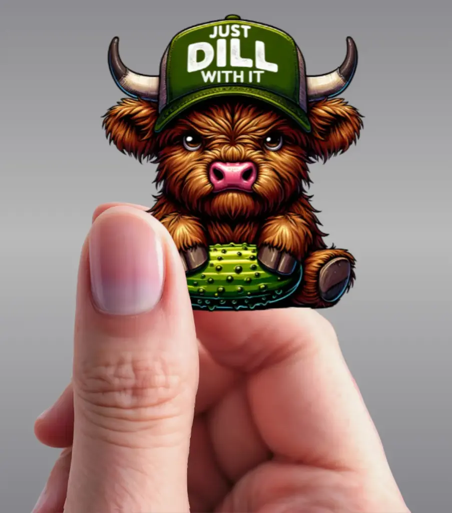 Just Dill and Chill Sticker