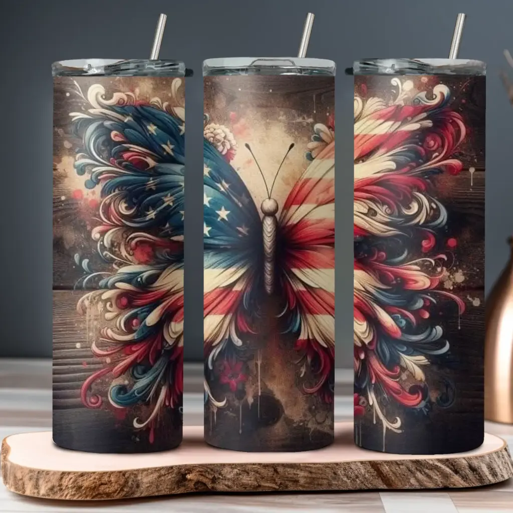 [ST1628] Freedom Flutter Tumbler