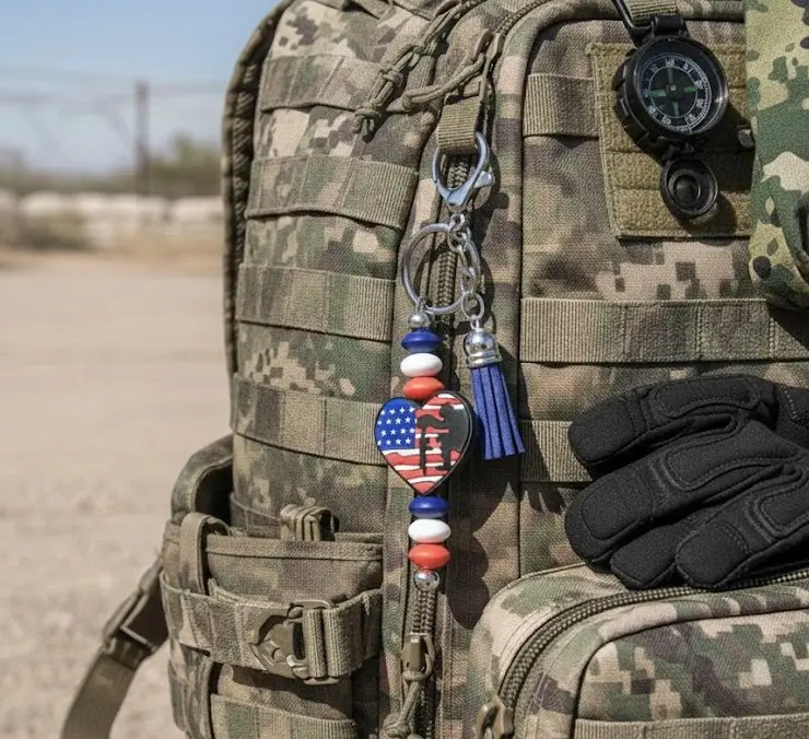 Heart of Service Key Chain