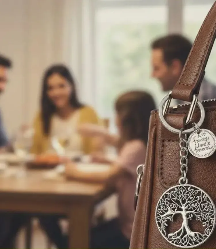 [KC2930] Strength & Roots Key Chain