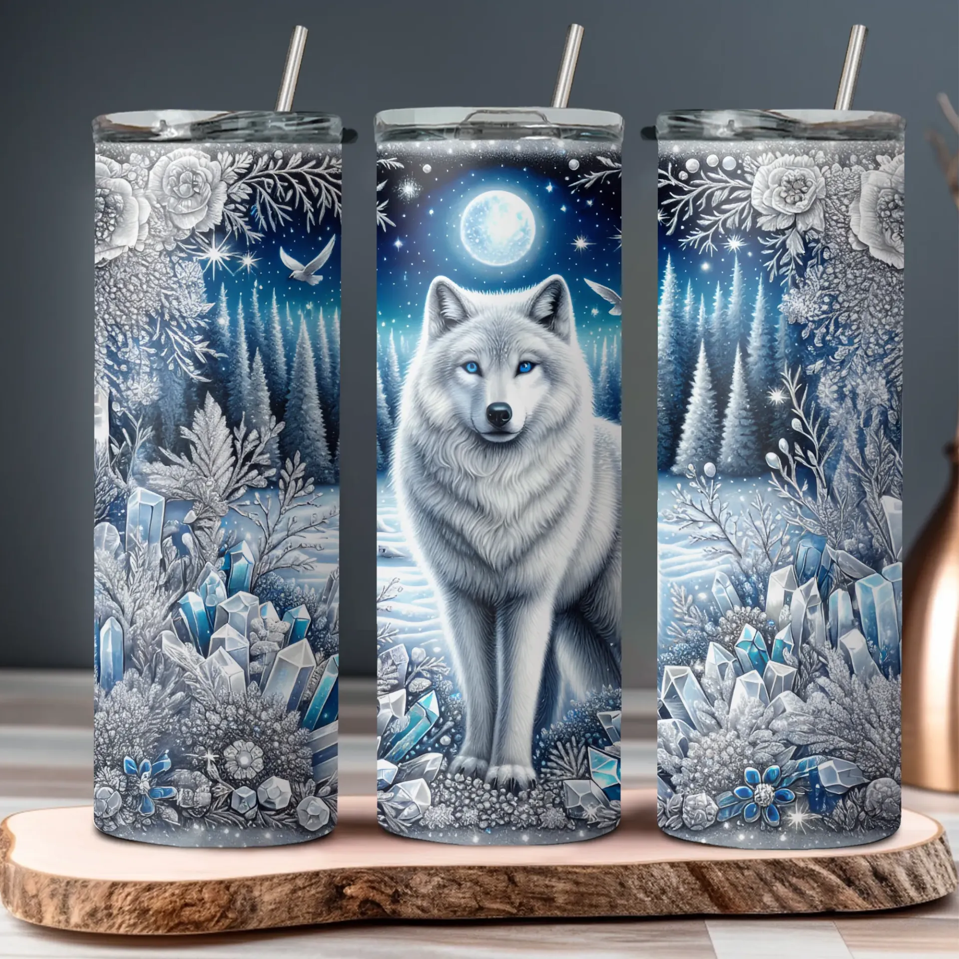 [ST1128] Arctic Dreamscape Tumbler