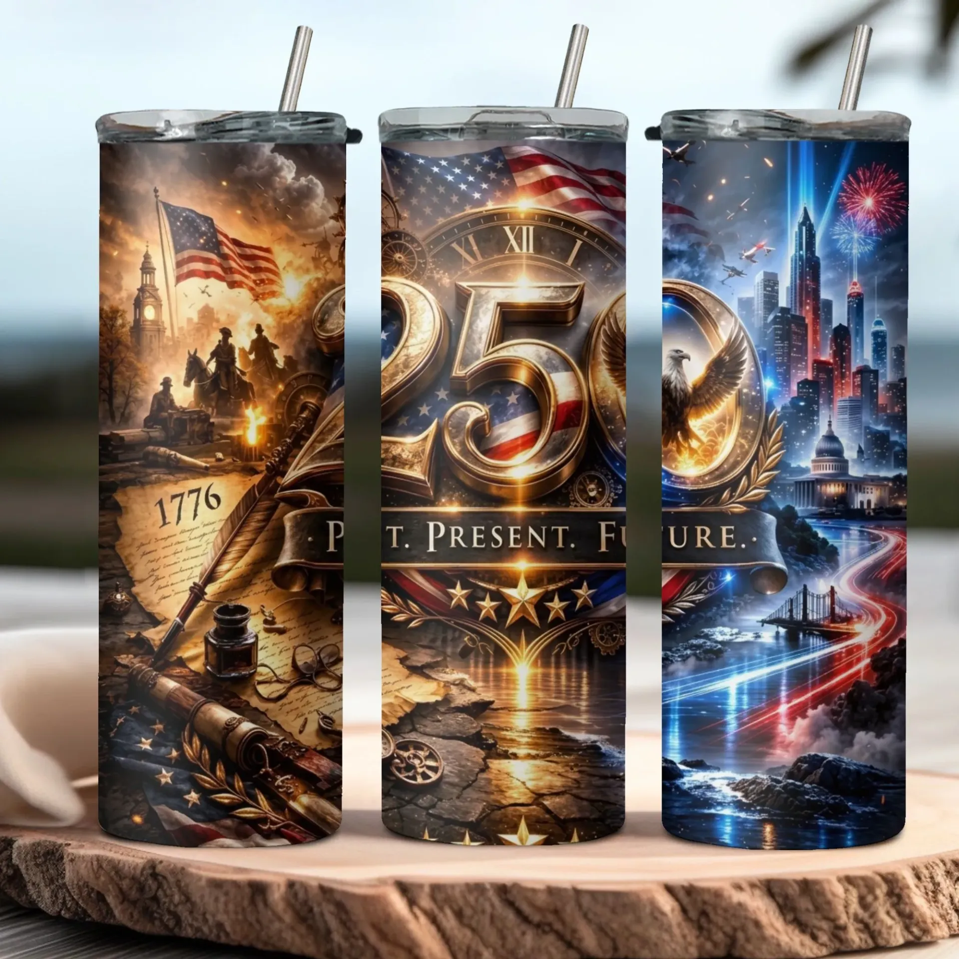 The 250 Years of Freedom Commemorative Tumbler