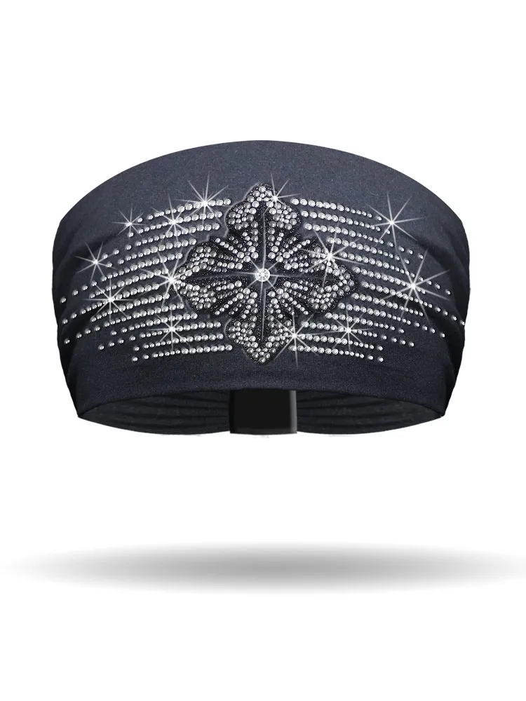 [KB2312-BLACK] Maltese Studded Knotty Band (BLACK)