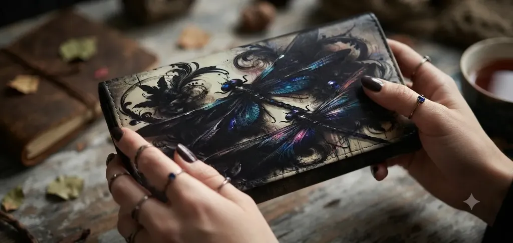 Midnight Dragonfly Wallet