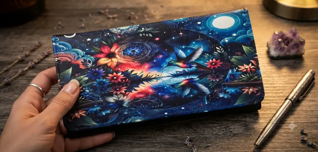 Cosmic Hummingbird Wallet