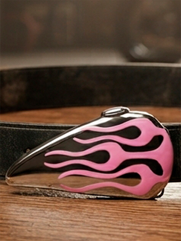 [BB3028] Tribal Flame Belt Buckle