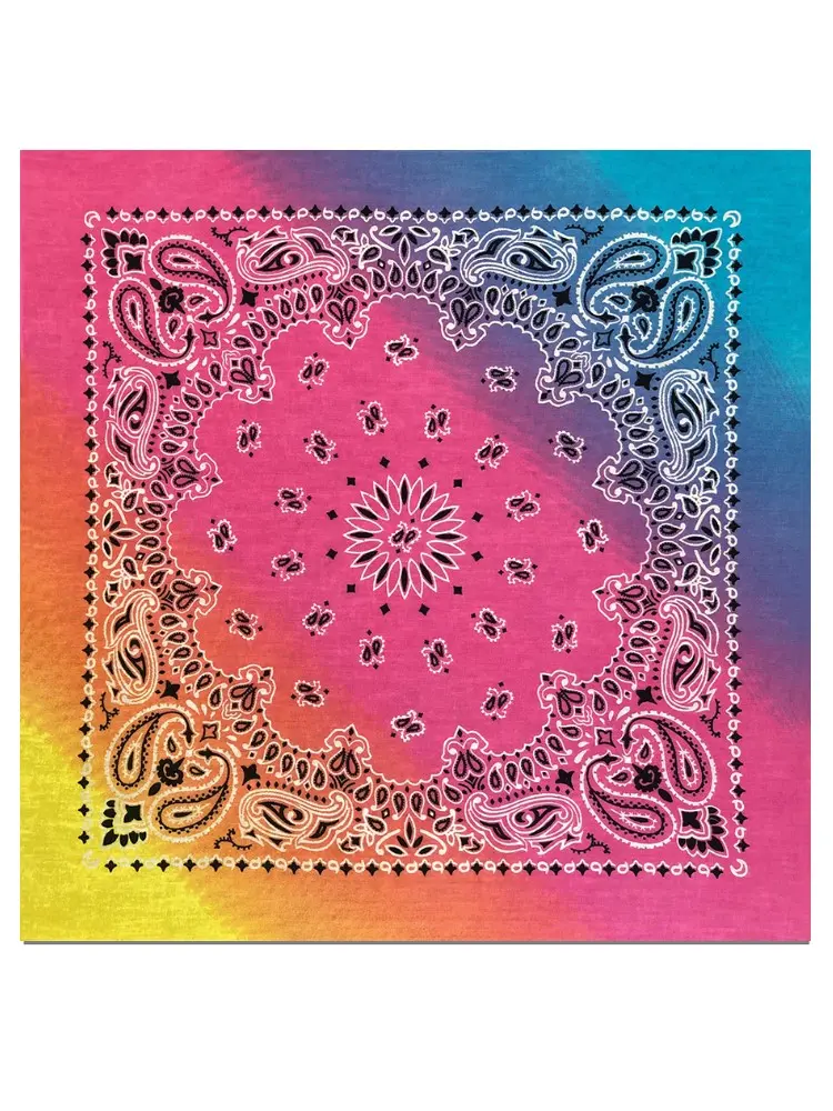 [BA2611] Ombre Paisley Bandana
