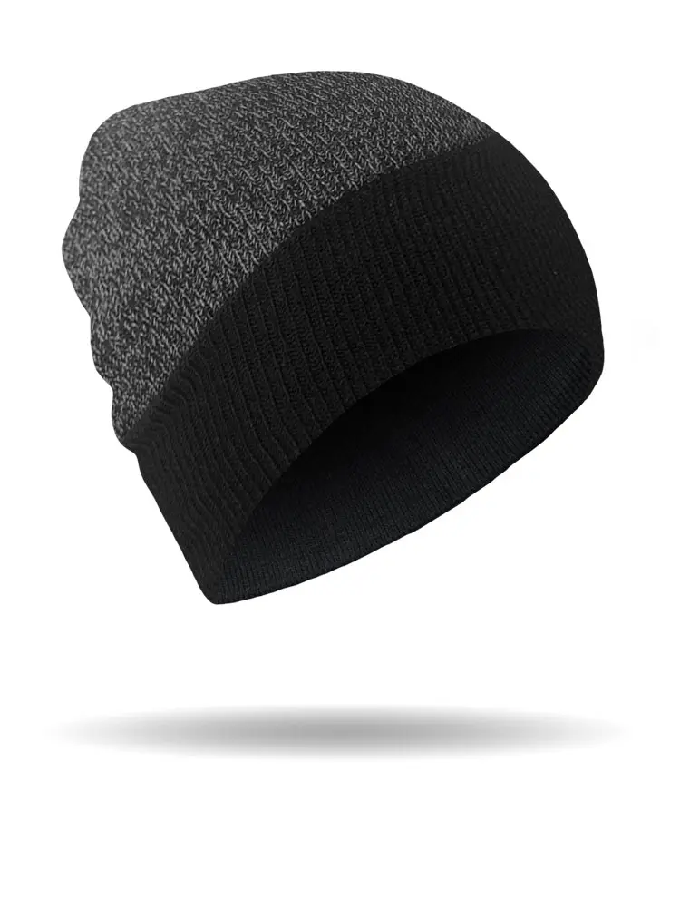 [BE1215-BLK/GRY] Be-Speckled Beanie