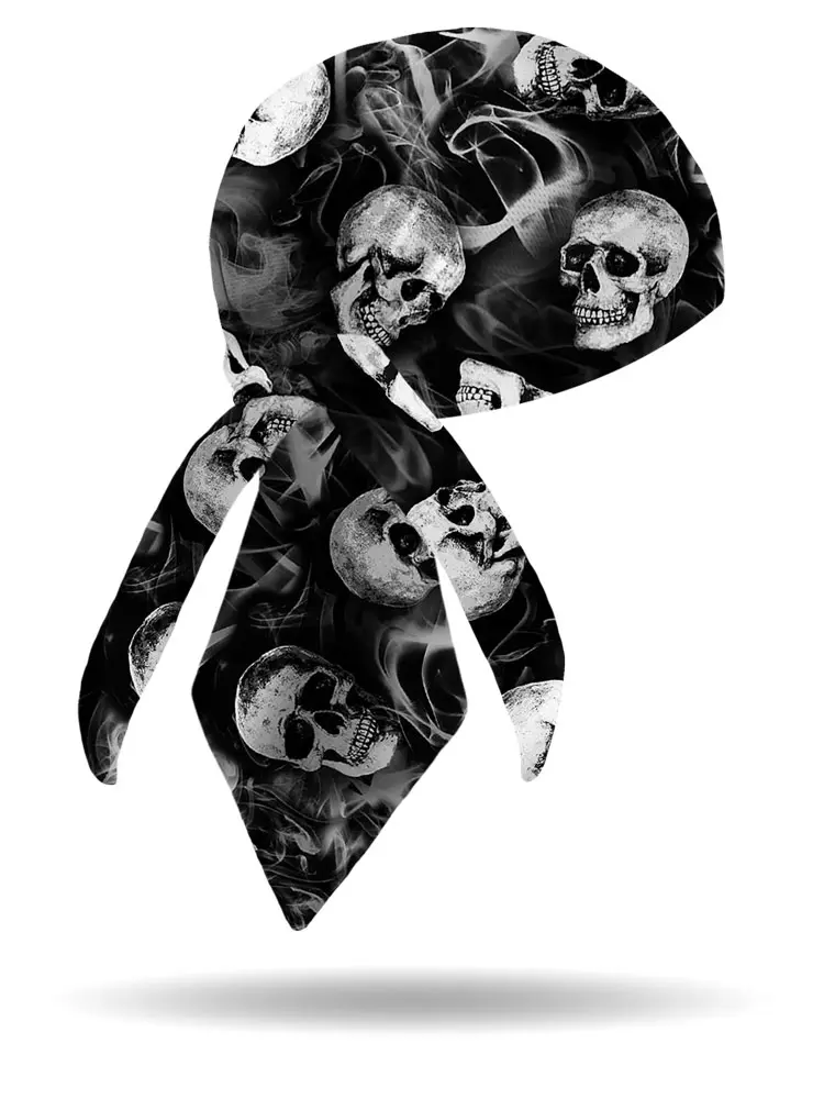 [HW3211] Vapor Skulls Headwrap