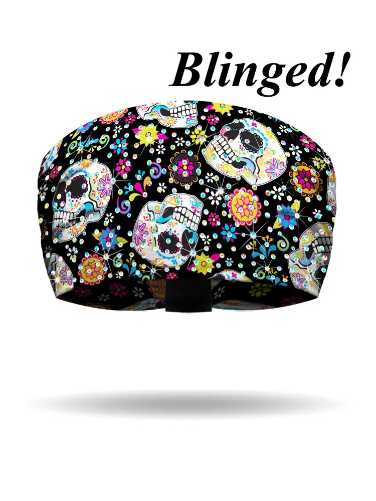 [KB1599R] Fiesta Skulls DAZZLED Knotty Band