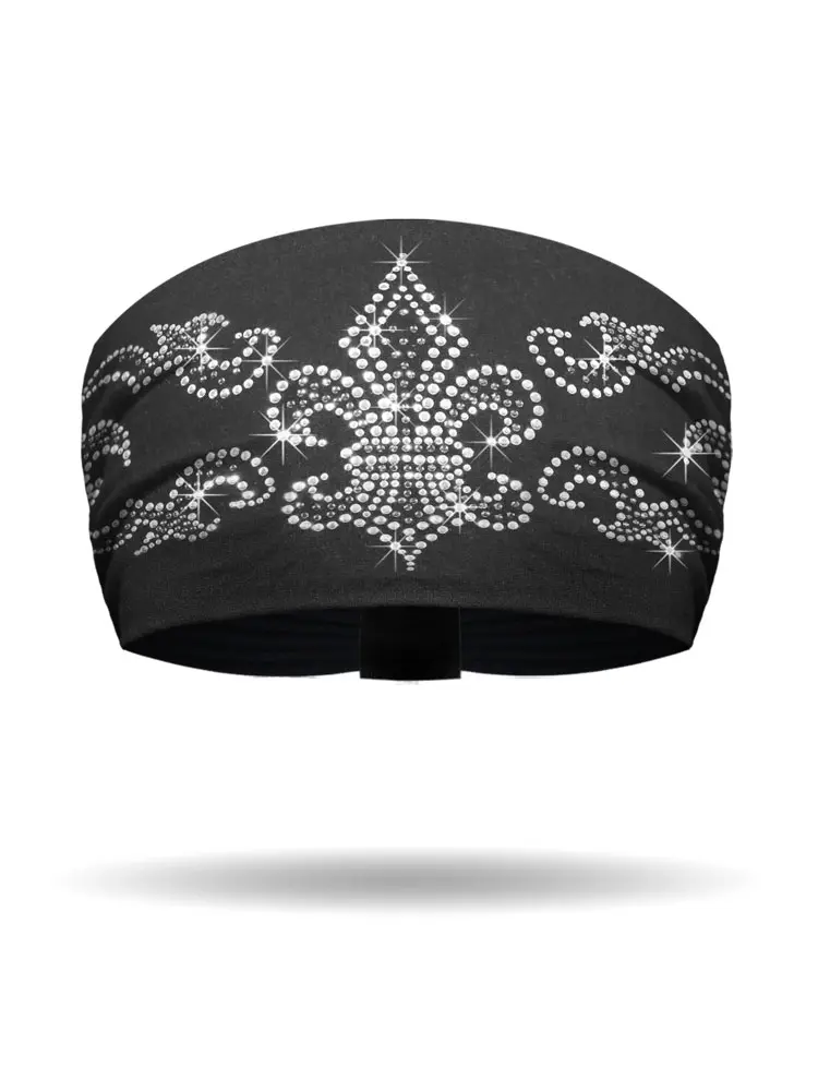 [KB1616] Flour-de-Lis Tribal Bling Knotty Band
