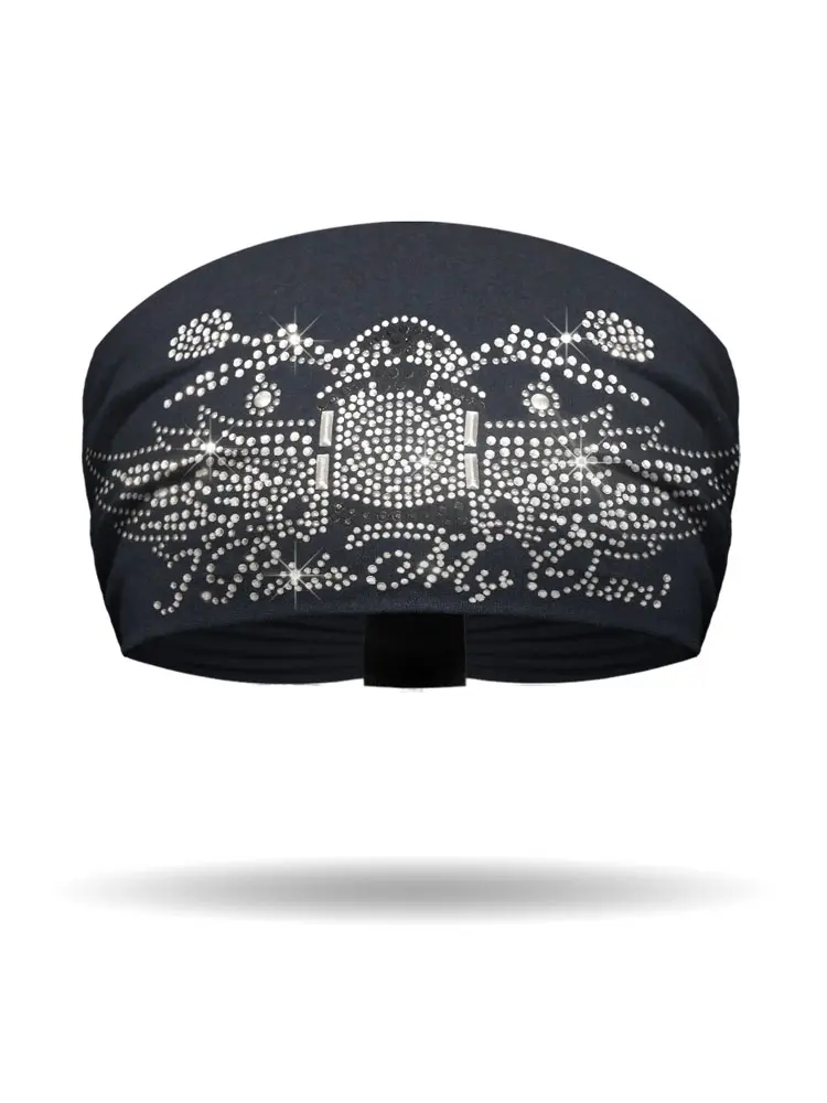 [KB2218-BLK] Lady Rider-I Ride My Own Bling Knotty Band