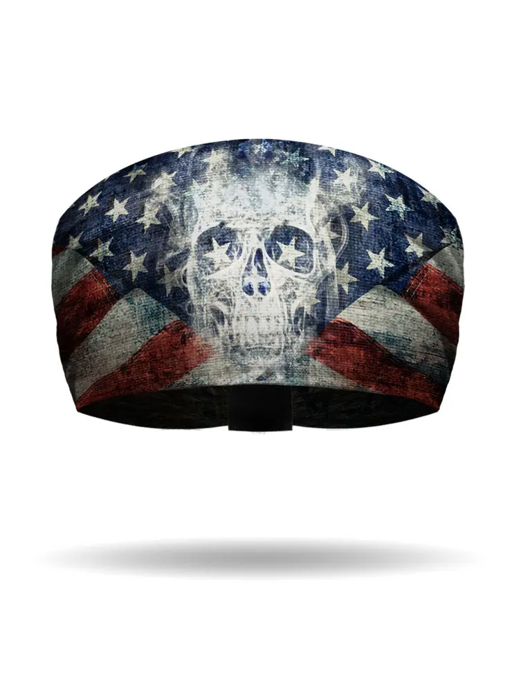 [KB2614] Patriotic Ghost Skull Knotty Band