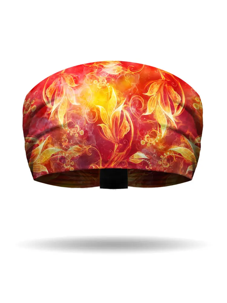 [KB3020] Tiger Lily Flame Knotty Band