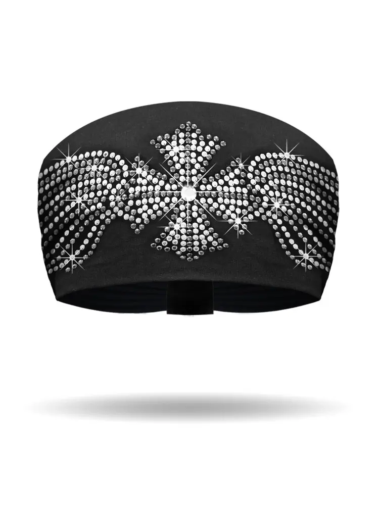 [KB3320-BLK] Winged Maltese Knotty Band