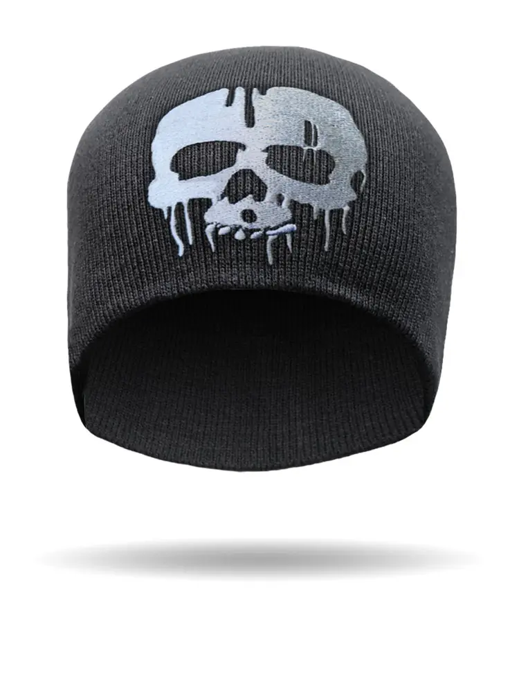Drip Skull Beanie