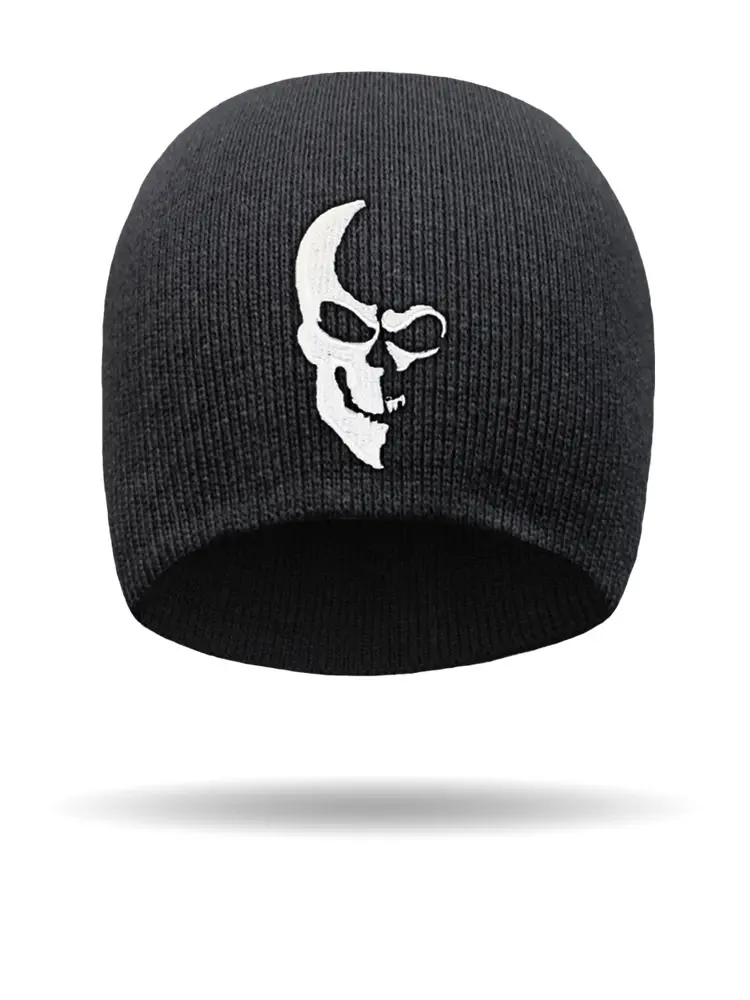 Half Skull Beanie