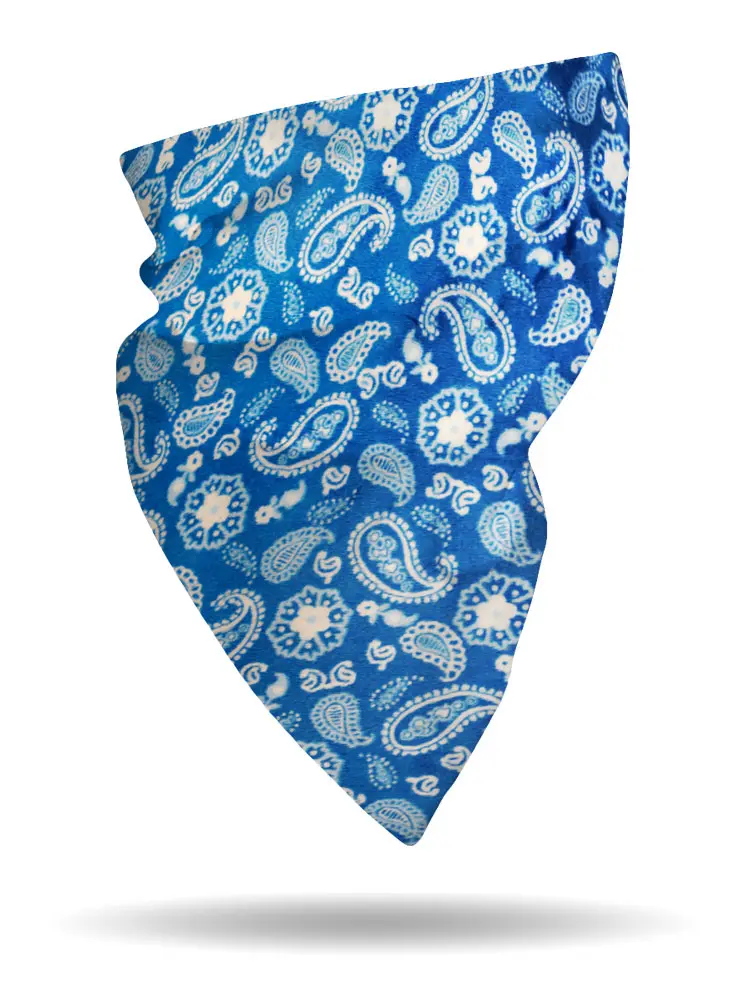 [FFG2622-BLUE] Plush Bandana Scarf Gaiter (BLUE)