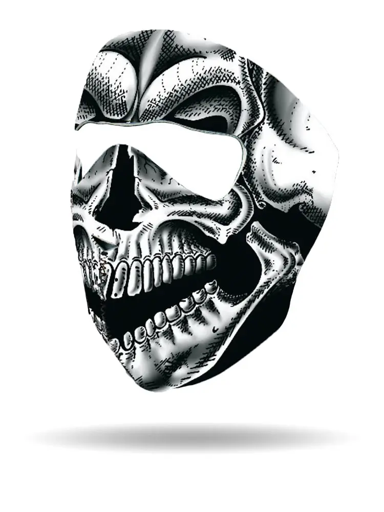 [FM2920-FULL] Skull Jaw Face Mask (FULL)