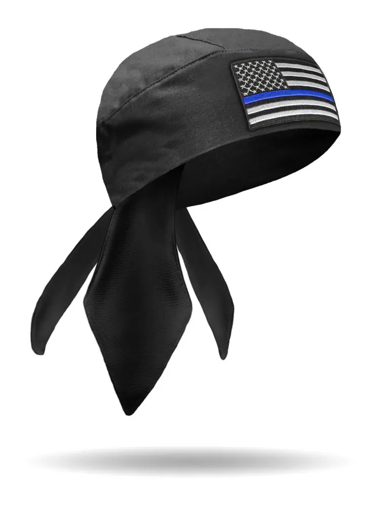 [HW2915-BLUE] Service Flag Headwrap (BLUE)