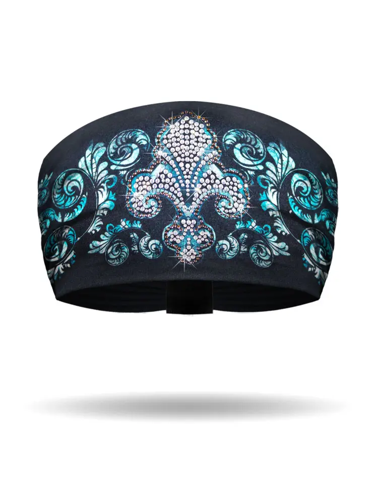 [KB1615-BLUE] Fleur Flourish Knotty Band (BLUE)