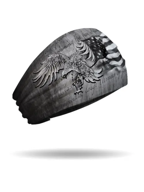 [KB2615-BLK] Patriotic Eagle Knotty Band (BLACK)