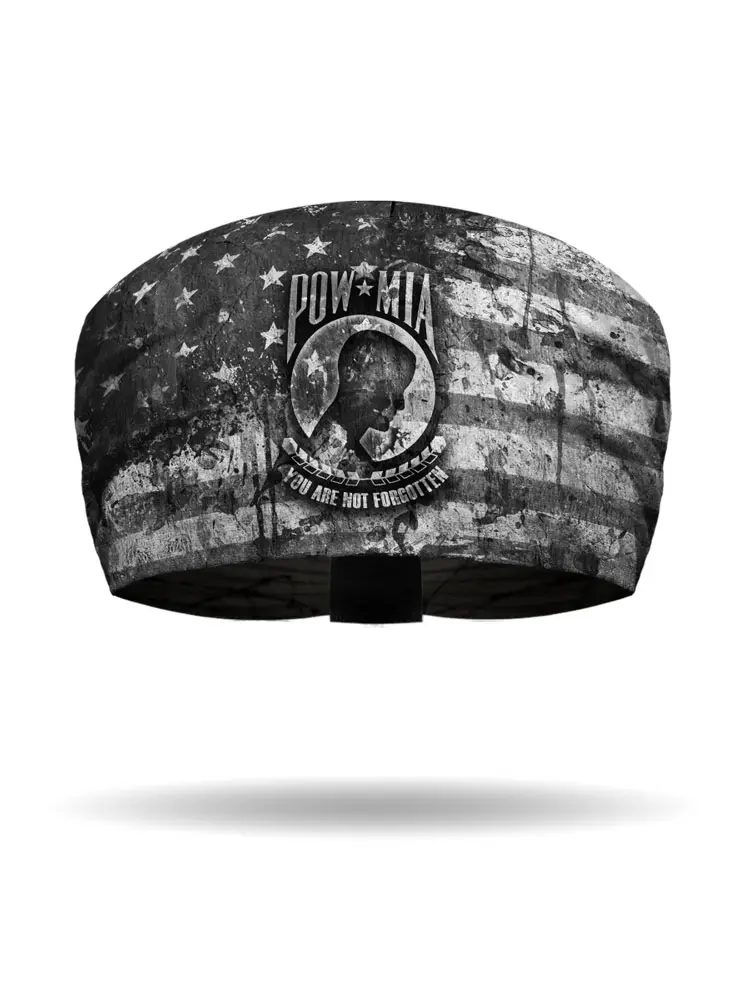 [KB2625-BLK] POW-MIA Honor Flag Knotty Band (BLACK)