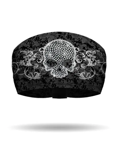[KB2921-GRY] Skull & Scroll Knotty Band (GREY)