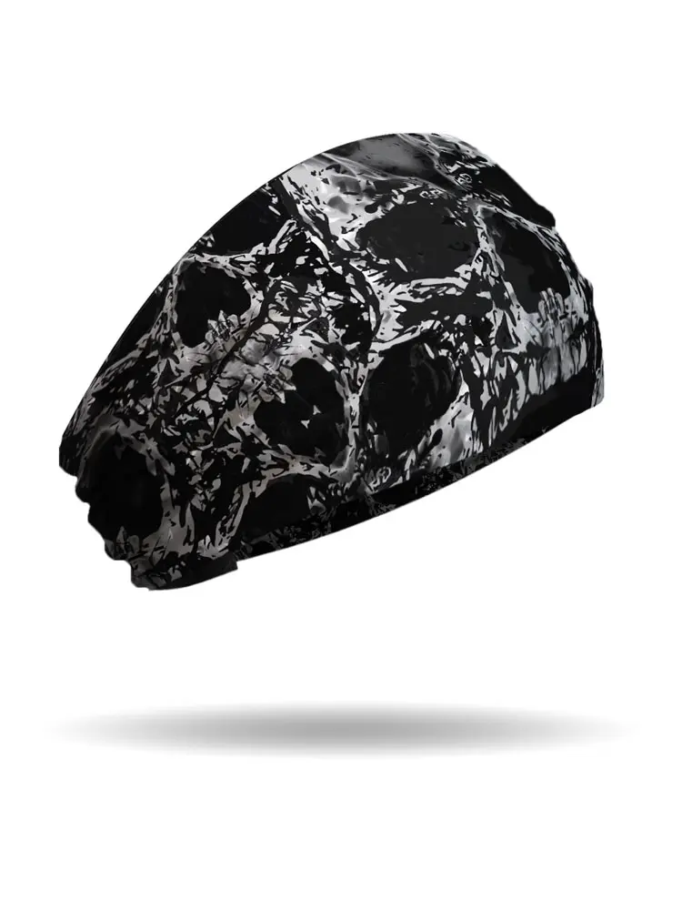 [KB2928-GRY] Skull Wars Knotty Band (GREY)