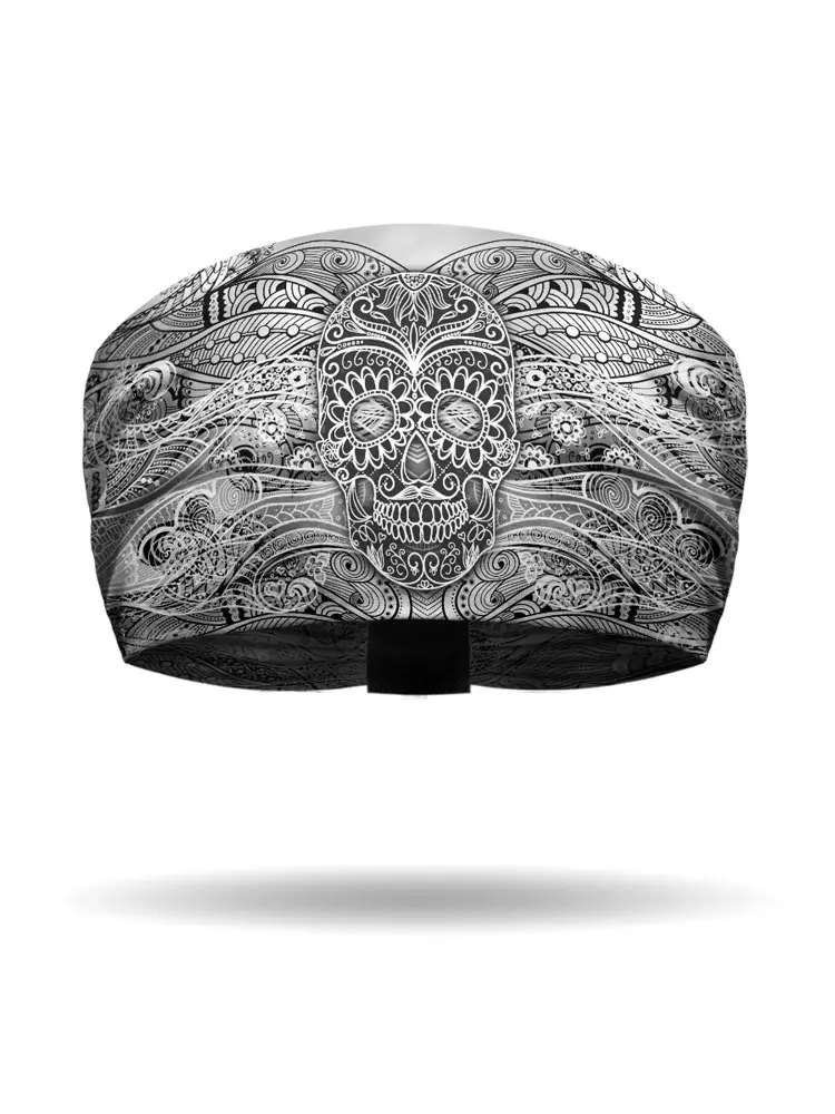 [KB3021-BLK] Tiki Skull Knotty Band (BLACK)