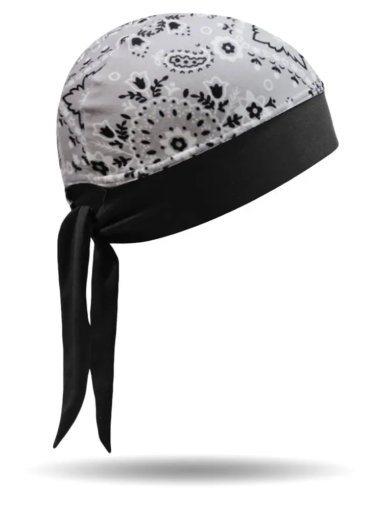 [SW1210-GRY] Allover Bandana Stretch Wrap (GREY)