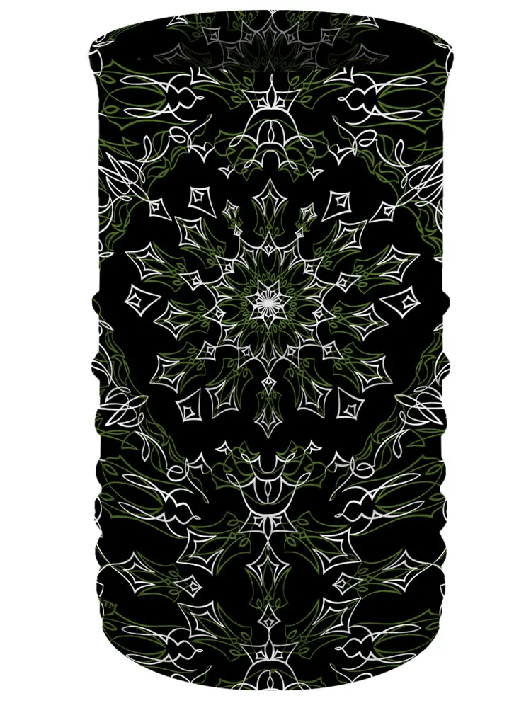 [TU2619-BLK/GRN] Pinstriped Transformer Tube (BLACK/GREEN)