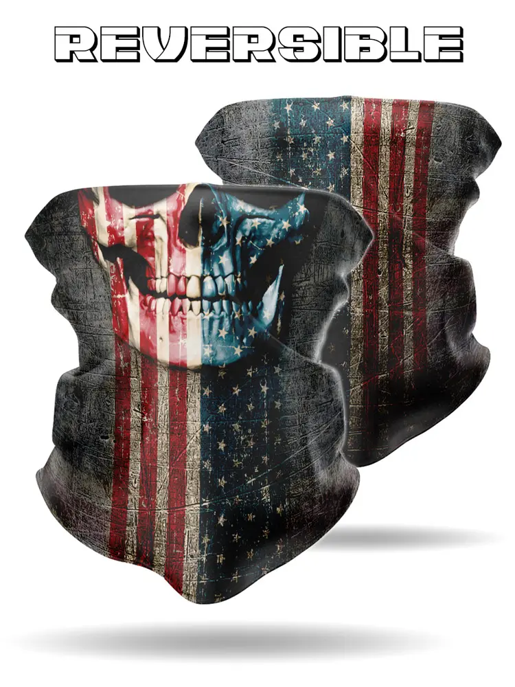 Patriotic Skull Jaw Do Band