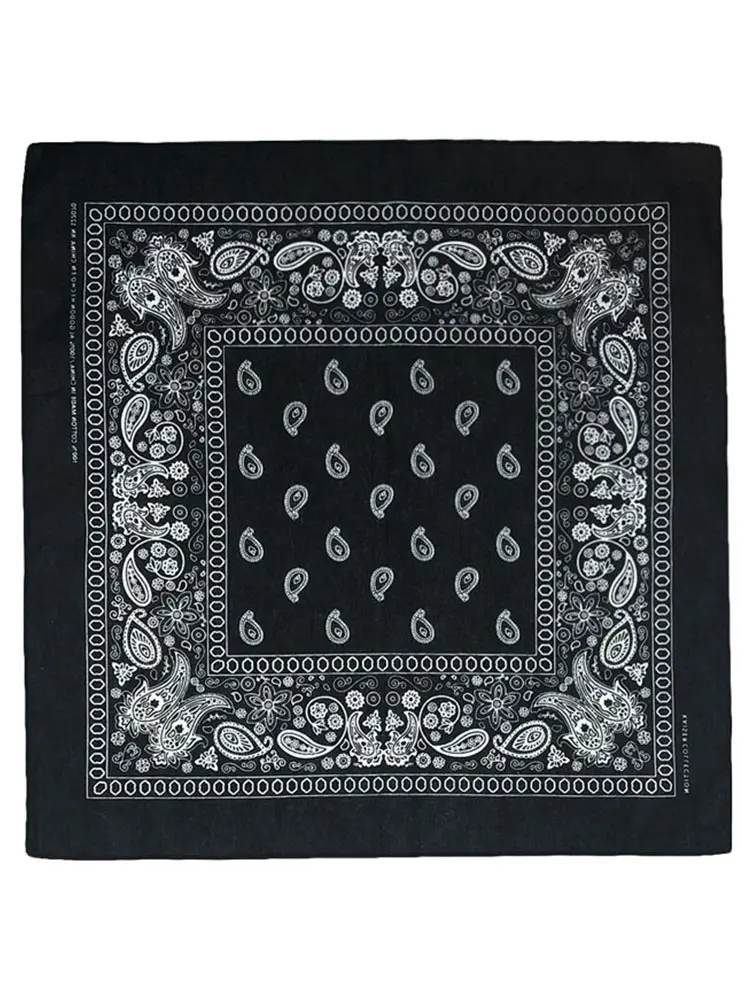[BAIMP-BLACK] Paisley Bandana (BLACK)