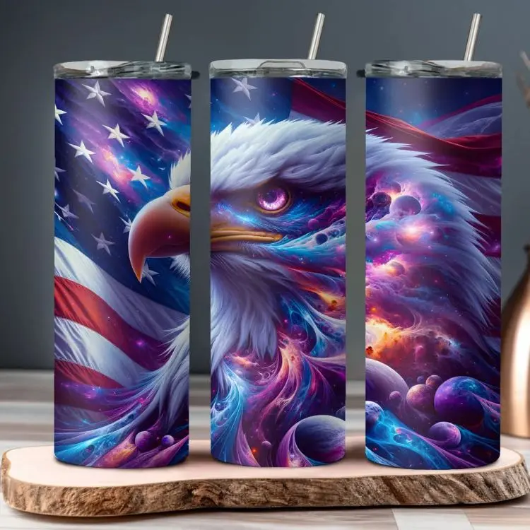 [ST2615] Patriotic Eagle Tumbler