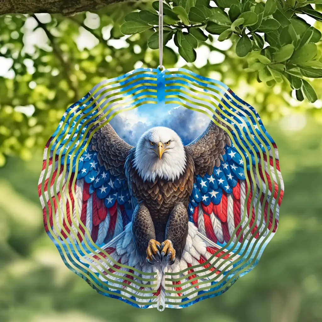 Eagle's Embrace Wind Spinner