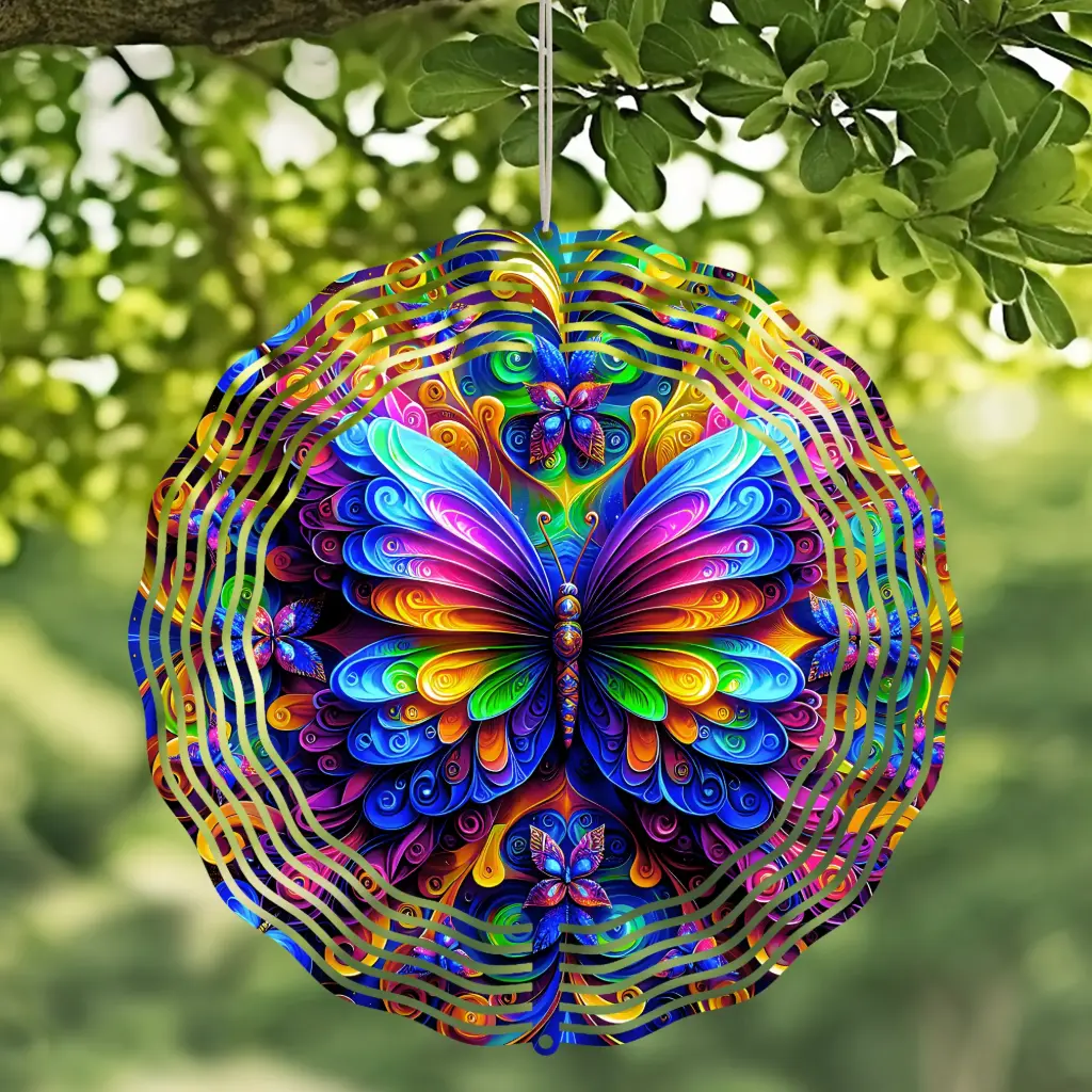 [WS1212]  Butterfly Bliss Wind Spinner