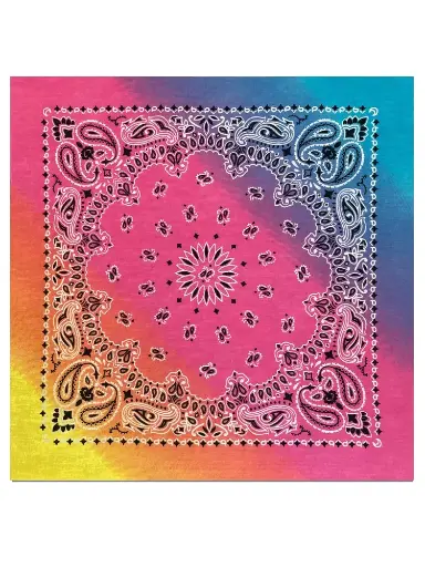 [BAN2611] Ombre Paisley Bandana