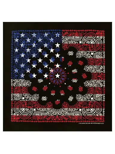 [BAN31] USA Flag Bandana