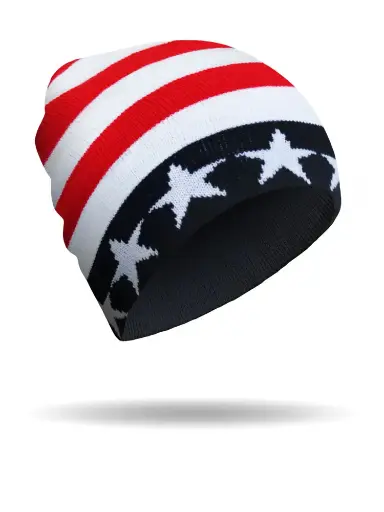 [BE2930] Stars and Stripes Beanie