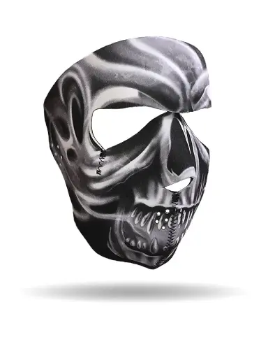 [FM2929] Smoky Skull Face Mask