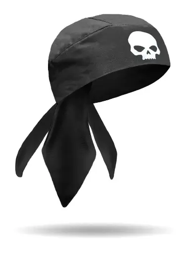 [HW1722] Ghoul Skull Headwrap