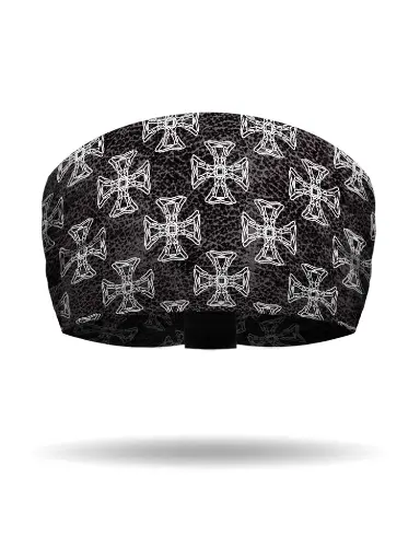 [KB1321-BLK] Chopper Cross Knotty Band