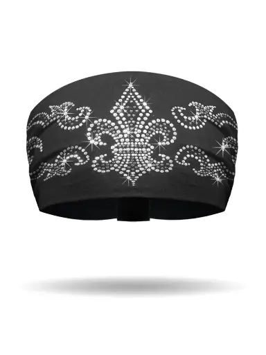 [KB1616] Flour-de-Lis Tribal Bling Knotty Band